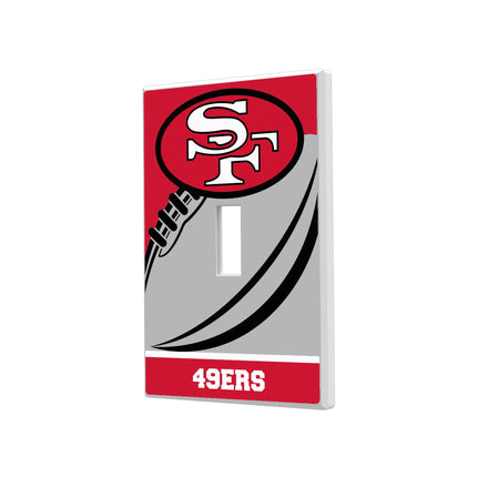 San Francisco 49ers Historic Collection Passtime Hidden-Screw Light Switch Plate