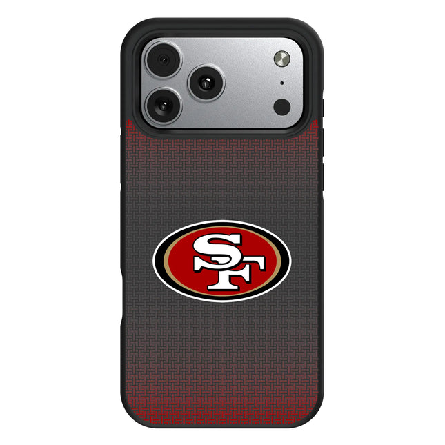San Francisco 49ers Linen Bump Phone Case for Apple iPhone