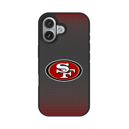 San Francisco 49ers Linen Bump Phone Case for Apple iPhone