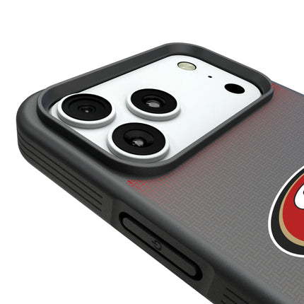 San Francisco 49ers Linen Bump Phone Case for Apple iPhone