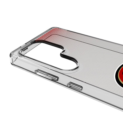 San Francisco 49ers Linen Clear Phone Case for Samsung Galaxy