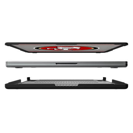 San Francisco 49ers Linen Laptop Case for Apple MacBook