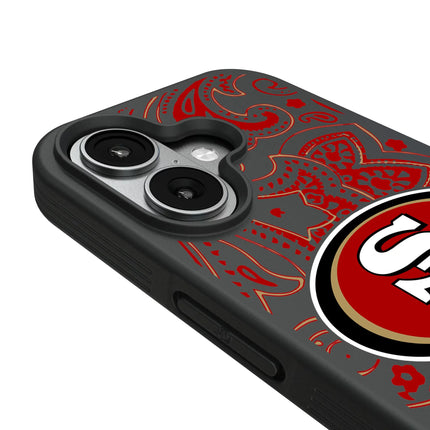San Francisco 49ers Paisley Bump Phone Case for Apple iPhone