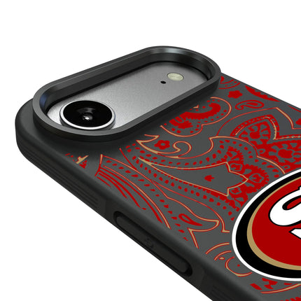 San Francisco 49ers Paisley Bump Phone Case for Apple iPhone