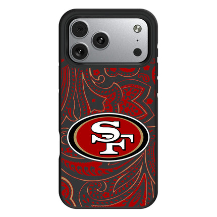 San Francisco 49ers Paisley Bump Phone Case for Apple iPhone
