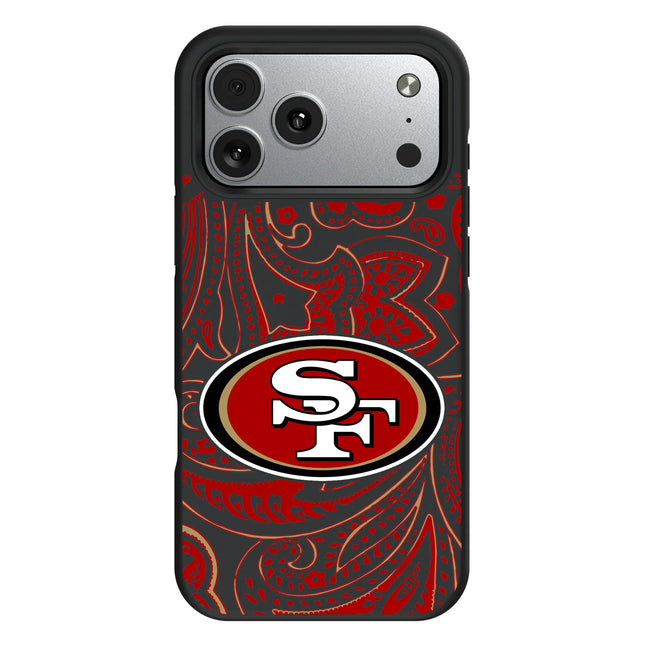 San Francisco 49ers Paisley Bump Phone Case for Apple iPhone