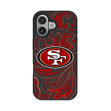 San Francisco 49ers Paisley Bump Phone Case for Apple iPhone