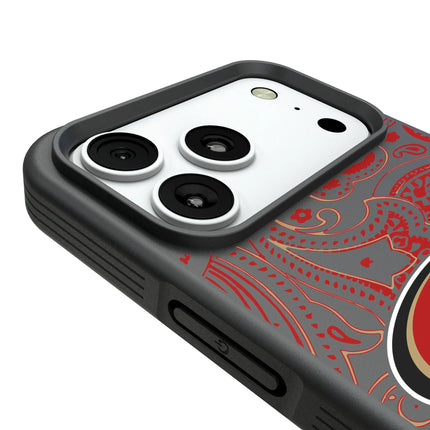 San Francisco 49ers Paisley Bump Phone Case for Apple iPhone