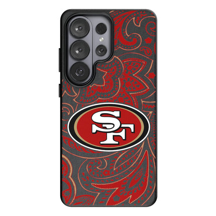 San Francisco 49ers Paisley MagSafe Compatible Phone Case for Samsung Galaxy