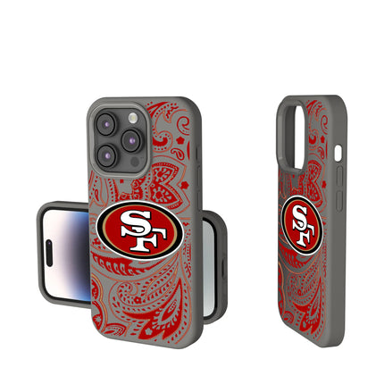 San Francisco 49ers Paisley Soft Touch Phone Case for Apple iPhone