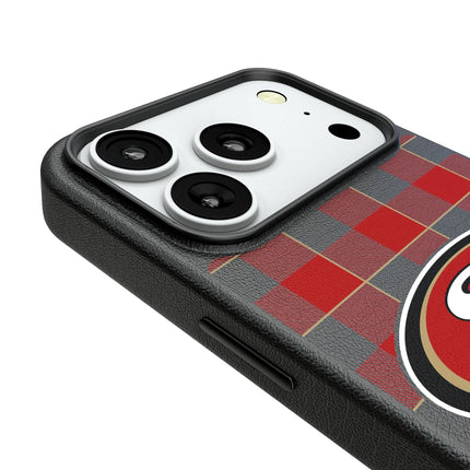San Francisco 49ers Plaid MagSafe Compatible Phone Case for Apple iPhone
