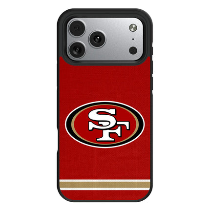 San Francisco 49ers Stripe Bump Phone Case for Apple iPhone