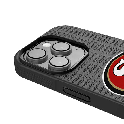 San Francisco 49ers Text Backdrop Bump Phone Case for Apple iPhone