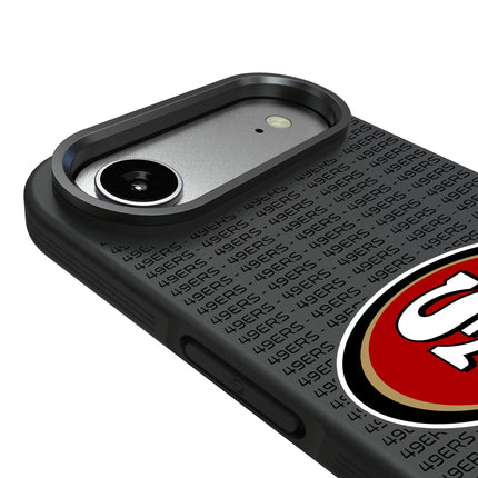 San Francisco 49ers Text Backdrop Bump Phone Case for Apple iPhone