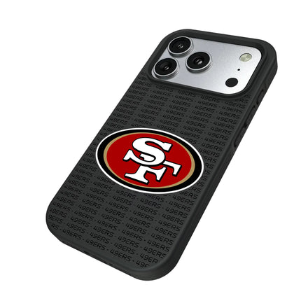 San Francisco 49ers Text Backdrop Bump Phone Case for Apple iPhone