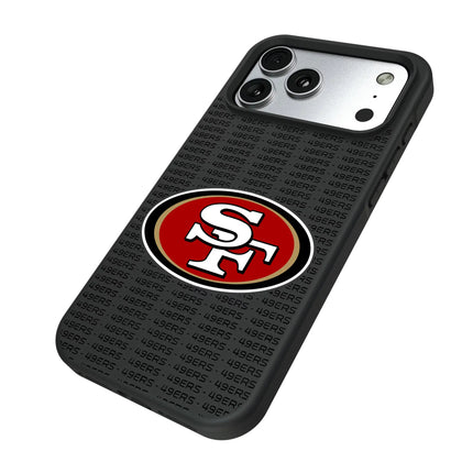 San Francisco 49ers Text Backdrop Bump Phone Case for Apple iPhone