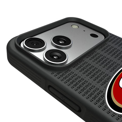 San Francisco 49ers Text Backdrop Bump Phone Case for Apple iPhone