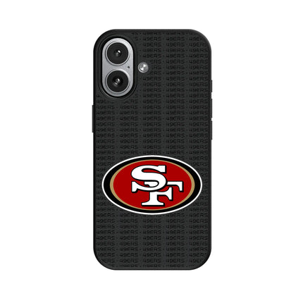 San Francisco 49ers Text Backdrop MagSafe Compatible Phone Case for Apple iPhone
