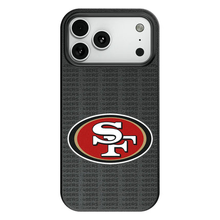 San Francisco 49ers Text Backdrop MagSafe Compatible Phone Case for Apple iPhone