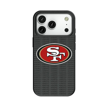 San Francisco 49ers Text Backdrop MagSafe Compatible Phone Case for Apple iPhone