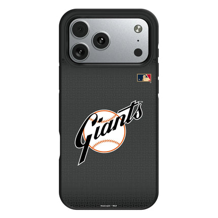 San Francisco Giants 1958-1967 - Cooperstown Collection Linen Bump Phone Case for Apple iPhone