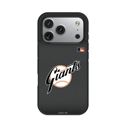 San Francisco Giants 1958-1967 - Cooperstown Collection Linen Bump Phone Case for Apple iPhone