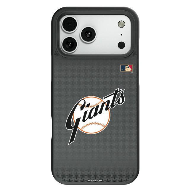 San Francisco Giants 1958-1967 - Cooperstown Collection Linen Bump Phone Case for Apple iPhone