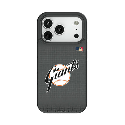 San Francisco Giants 1958-1967 - Cooperstown Collection Linen Bump Phone Case for Apple iPhone