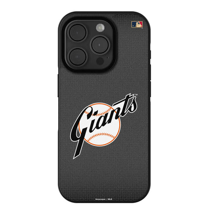 San Francisco Giants 1958-1967 - Cooperstown Collection Linen Bump Phone Case for Apple iPhone