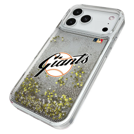San Francisco Giants 1958-1967 - Cooperstown Collection Linen Glitter Phone Case for Apple iPhone