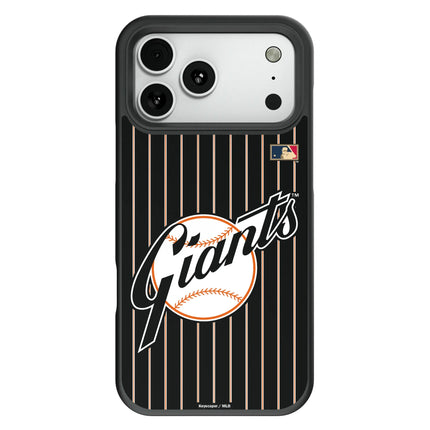 San Francisco Giants 1958-1967 - Cooperstown Collection Pinstripe Bump Phone Case for Apple iPhone