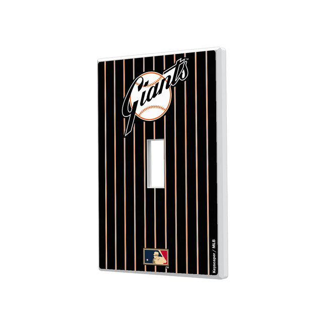 San Francisco Giants 1958-1967 - Cooperstown Collection Pinstripe Hidden-Screw Light Switch Plate