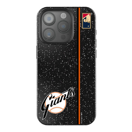 San Francisco Giants 1958-1967 - Cooperstown Collection Sidebar Black Bling Phone Case for Apple iPhone