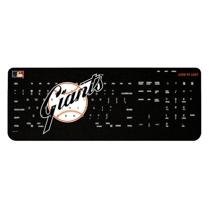 San Francisco Giants 1958-1967 - Cooperstown Collection Solid Wireless USB Keyboard