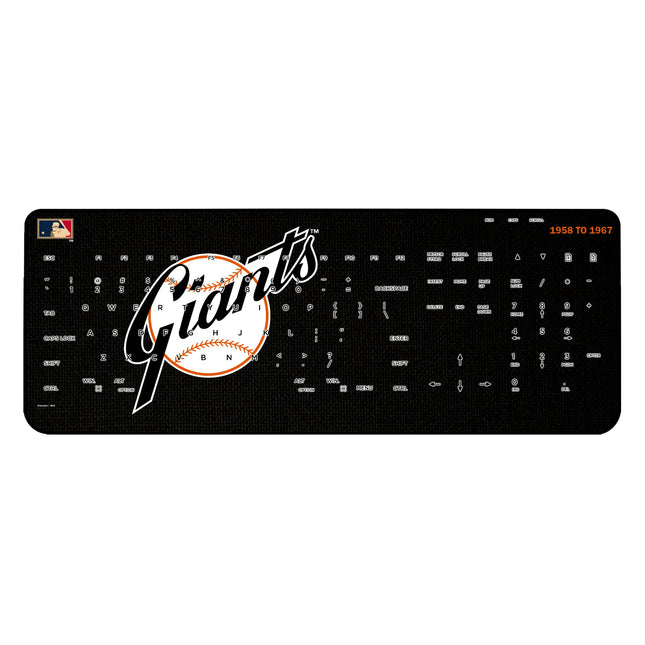San Francisco Giants 1958-1967 - Cooperstown Collection Solid Wireless USB Keyboard