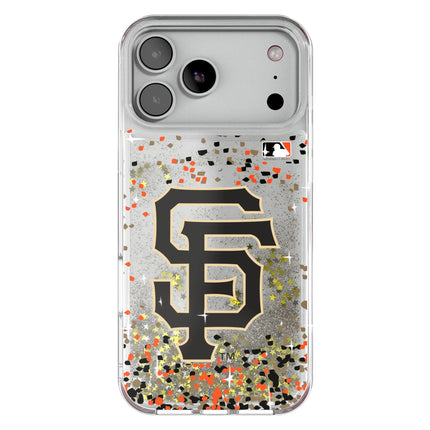San Francisco Giants Confetti Glitter Phone Case for Apple iPhone