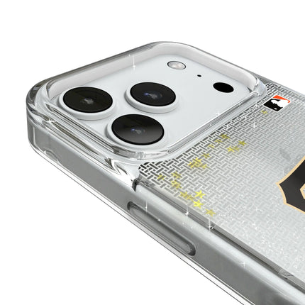 San Francisco Giants Linen Glitter Phone Case for Apple iPhone