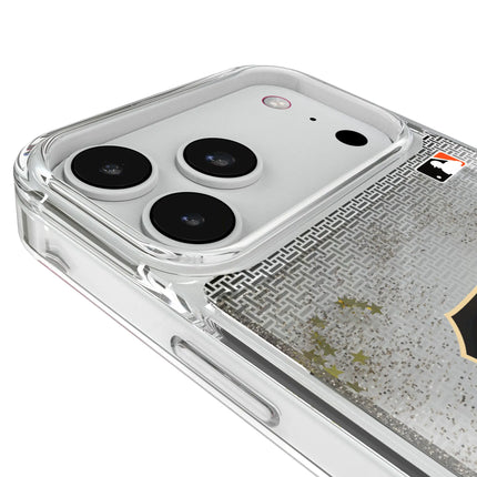San Francisco Giants Linen Glitter Phone Case for Apple iPhone