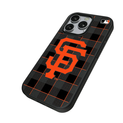 San Francisco Giants Plaid MagSafe Compatible Phone Case for Apple iPhone