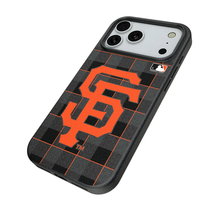 San Francisco Giants Plaid MagSafe Compatible Phone Case for Apple iPhone