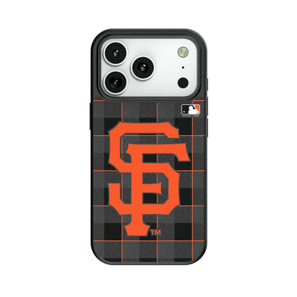San Francisco Giants Plaid MagSafe Compatible Phone Case for Apple iPhone