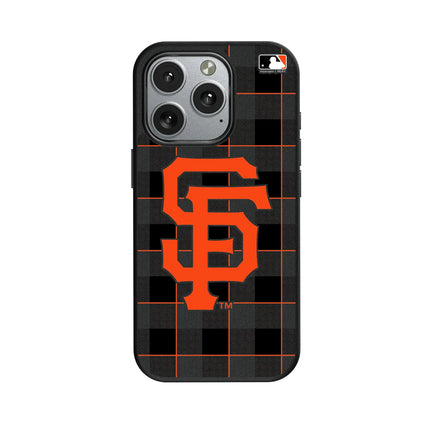 San Francisco Giants Plaid MagSafe Compatible Phone Case for Apple iPhone