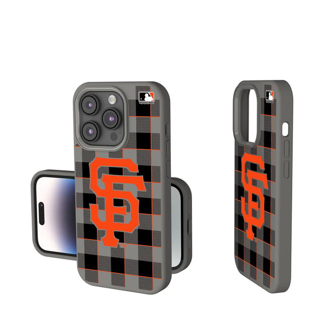 San Francisco Giants Plaid Soft Touch Phone Case for Apple iPhone