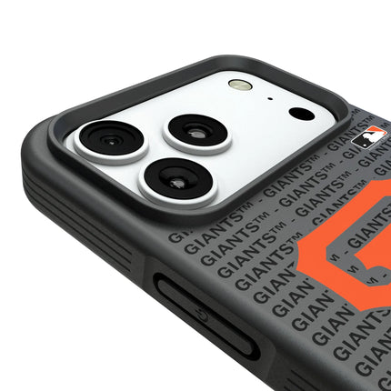 San Francisco Giants Text Backdrop Bump Phone Case for Apple iPhone