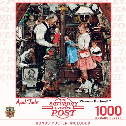 Saturday Evening Post April Fools 1000 Piece Puzzle