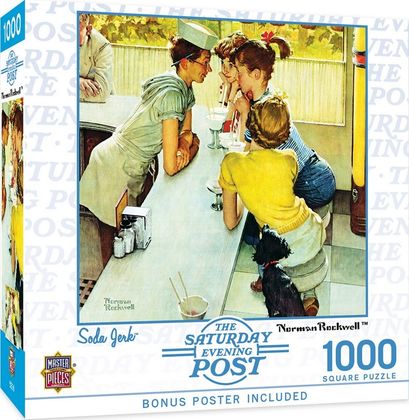 Saturday Evening Post Soda Jerk 1000 Piece Puzzle
