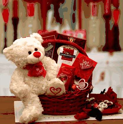 Say You'll Be Mine Valentine Gift Basket