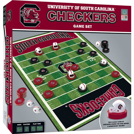 South Carolina Gamecocks Checkers Board Game