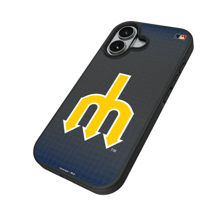 Seattle Mariners 1977-1980 - Cooperstown Collection Linen Bump Phone Case for Apple iPhone