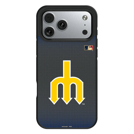 Seattle Mariners 1977-1980 - Cooperstown Collection Linen Bump Phone Case for Apple iPhone